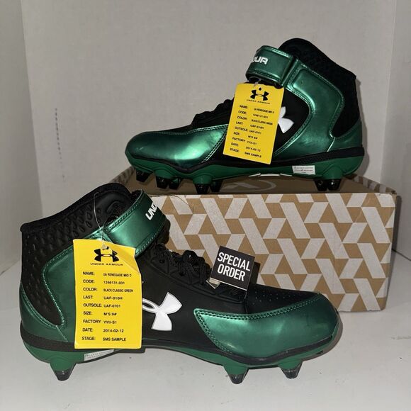 Under Armour UA Renegade Mid D SMS Sample Football Cleats Men’s 9 NEW RARE main image 7